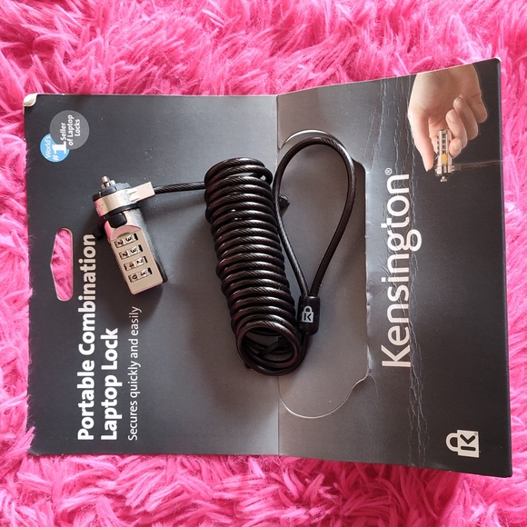 OOTB Kensington Portable Combination Laptop Lock - Picture 1 of 3